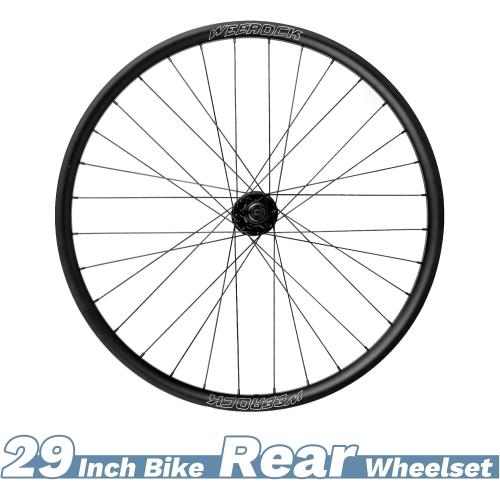 Bike 26/27.5/29 Inch MTB Wheel Set Aluminium Alloy Double Wall Rims for Mountain Bike，Bicycle Wheelsets with Bearing Hubs for DISC Brake compatibes with 7/8/9/10/11 Speeds Cassette