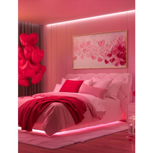 Govee RGBWWIC Strip Light 2 Pro with Matter, 16.4ft Smart LED Strip Lights Work with Alexa and Google Assistant, DIY Color Changing Light Strip, LED Lights for Bedroom, Cabinet, Party, Home Decor