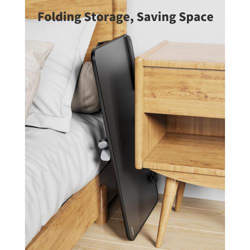 SAIJI Height & Angle Adjustable Lap Desk Laptop Stand for Bed