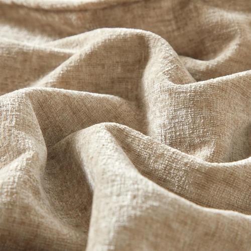 JUSPURBET 24x24 Pillow Covers Set of 2 Decorative Throw Pillow Covers Case for Couch Sofa Bed Soft Chenille Cushion Covers with Hidden Zipper for Home Decor Living Room,Beige