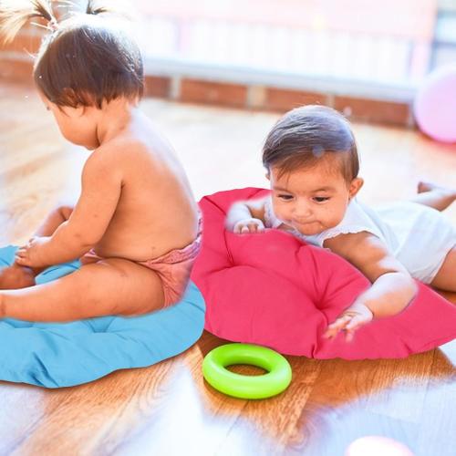 16 Pcs 16 Inch Round Floor Pillows Round Floor Cushions for Kids and Toddlers Flexible Seating Pillows Chair Floor Cushion Reading Cushion for Classroom Home School Playing Supplies(16 Colors)