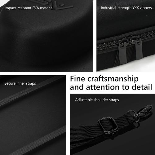 Anysiny Cowboy Hat Box for Travel-Crush Proof Hat Travel Case for Cowboy Hats Holder Storage Box Organizer Cap Carrier with Adjustable Carry Strap