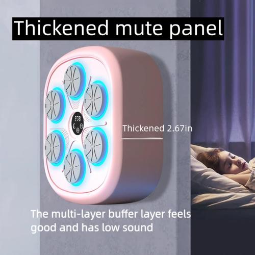 Upgraded version of smart music boxing machine Speed Adjustment Boxing Training Equipments with Boxing Gloves for home adults and children wall target striker reaction indoor electronic target