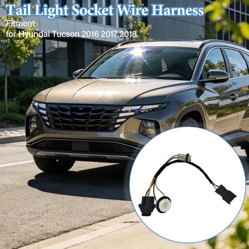 92480-D3010 Tail Lamp Socket and Wire Assembly, Replacement for Hyundai Tucson 2016 2017 2018