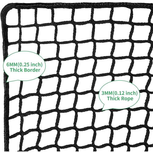 Golf Practice Net - Heavy Duty Nylon Netting, 10x10ft/10x15ft/10x20ft