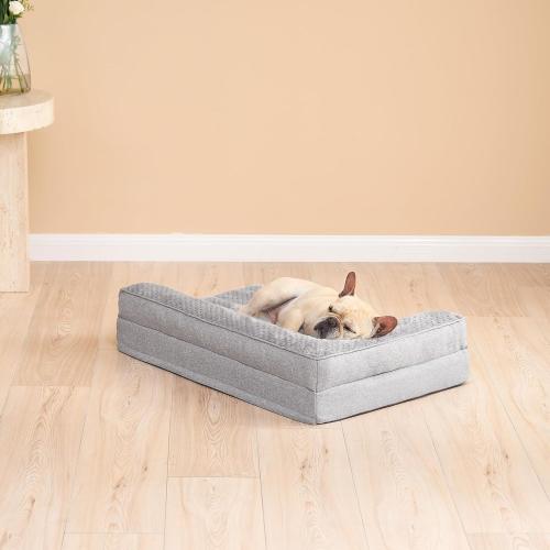EHEYCIGA Orthopedic Dog Bed medium Size Dogs, Memory Foam Dog Bed with Washable Removable Cover, Waterproof Pet Sofa Couch for Crate with Nonskid Bottom,