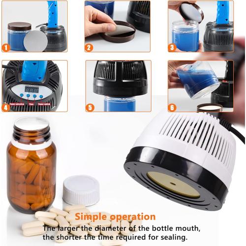 Bottle Cap Sealer, Induction Heat Sealer For Plastic, Glass Bottles 20-100mm 110v