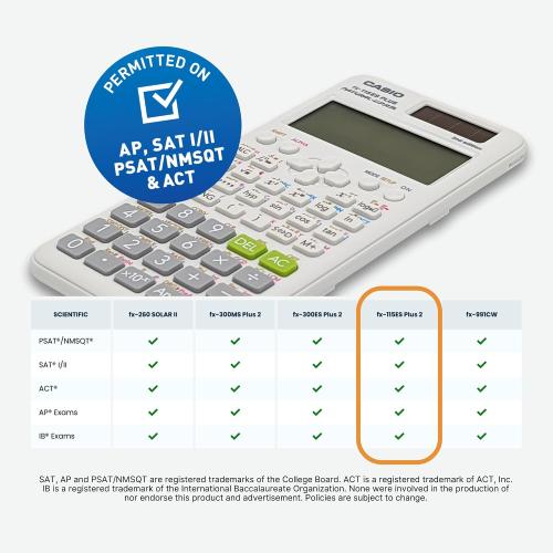 Casio fx-115ES Plus 2nd Edition – Advanced Scientific Calculator | 280  Functions, Natural Textbook Display℠ | Ideal for Math, Science, Engineering & Statistics