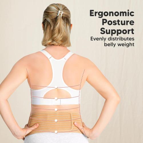 KeaBabies Maternity Belly Bands for Pregnant Women - Soft & Breathable Pregnancy Belly Support Band, Adjustable Maternity Belt for Back, Pelvic Support, Comfortable, Easy to Use (Classic Ivory, M/L)