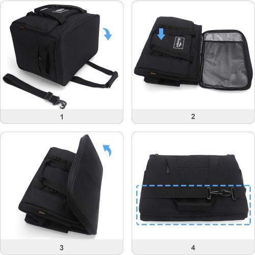 18L Small Insulated Cooler Bag Soft Sided Portable Collapsible ice Cooler for Beach, Camping, 24-Can, Leakproof