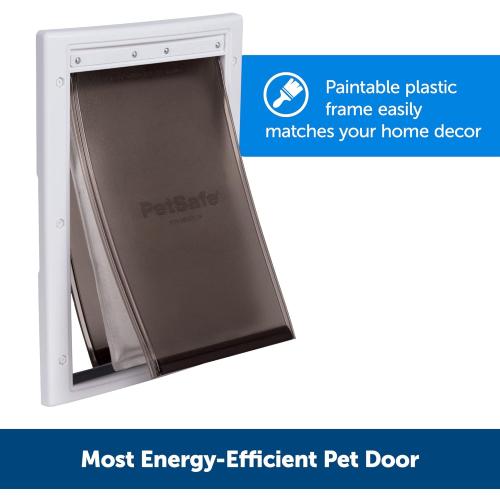 PetSafe Extreme Weather Plastic Pet Door, Medium