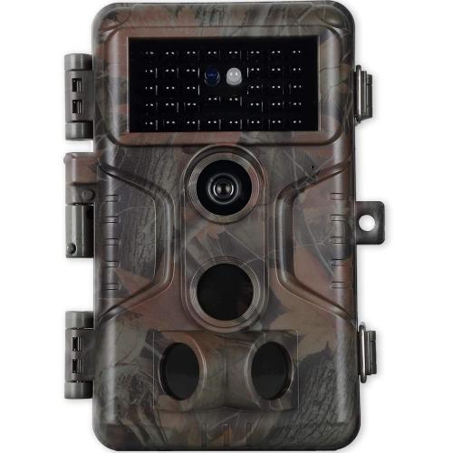 Professional Game & Deer Trail Camera with 100ft Night Vision 48MP Photo 1296P H.264 MP4 Video 0.1S Trigger Motion Activated Waterproof for Outdoor Wildlife Hunting & Home Farmlalnd Surveillance