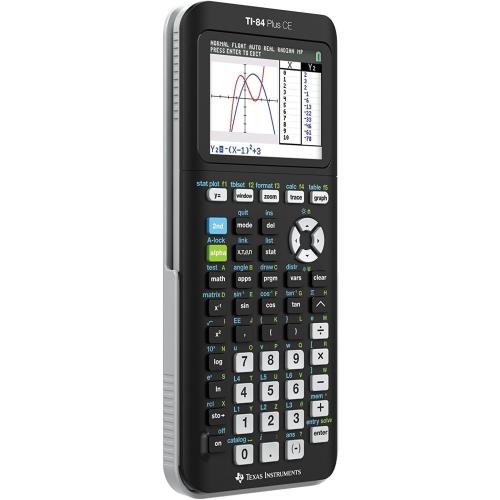 Texas Instruments TI-84 Plus CE Graphing Calculator, Black