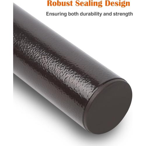 Blissun Umbrella Replacement Lower Pole, Aluminium Patio Umbrella Extension Bottom Pole Replacement with Bullet Buckle, Bronze - Exact Fit Umbrellas Only