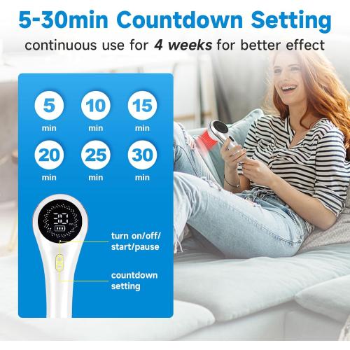 Handheld Cold Therapy Machine for Humans Wrist Shoulder Neck Knee, Infrared Light Therapy Pain Relief Device for Vets, Promote Blood Circulation with Protective Magnetic Cover