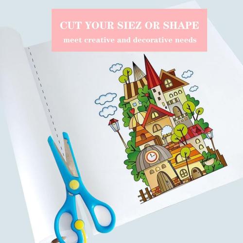 White Wrapping Paper Roll 24x 1200 Craft Paper Roll for Drawing Painting Art Supplies, White Paper for Easel Poster Bulletin Board, Kraft Paper Roll for Packing Moving, Gift Wrapping