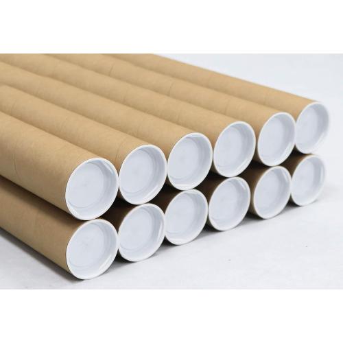 2 in x 18 in MagicWater Supply Mailing Tube - Kraft - 12 Pack - for Shipping and Storage of Posters, Arts, Crafts, and Documents