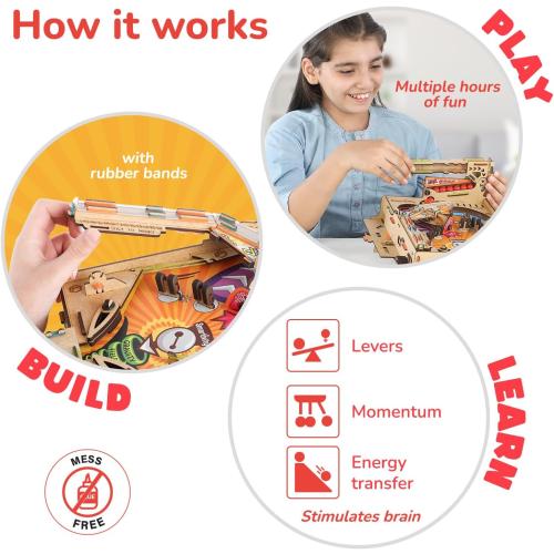 Smartivity DIY Pinball Machine for Kids 8-14 Years Old | Global Award Winning Arcade Game | Build Your Own Pinball I Birthday Gift for Smart Kids | STEM Toy for Boys & Girls