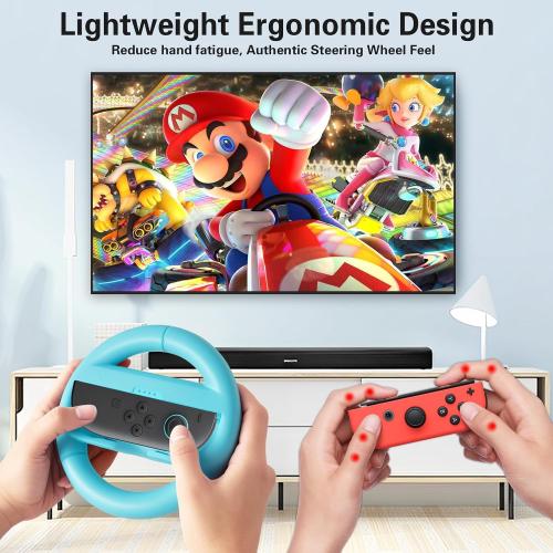 Juylay Steering Wheels for Nintendo Switch 2 JoyCon Controllers