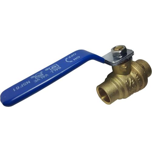 1 Pack XFITTING 1/2 Sweat Ball Valve, Full Port