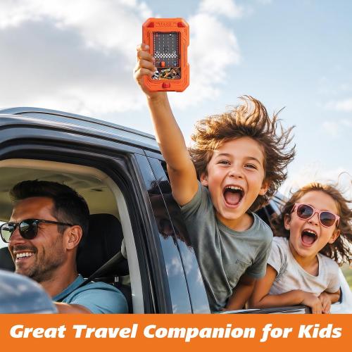 Racing Adventure Car Toy, Pocket-Sized Toddler Travel Toys, Mini Racing & Driving Games with Light and Sounds, Party Favors Birthday Gifts for 3 4 5 6 Year Old Boys Girls