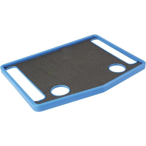 Support Plus Walker Tray Table - Mobility Table Tray for Walker, Non Slip Walker Tray Mat, Walker Accessories Mat, Cup Holder for Walker (21x16) - Royal Blue