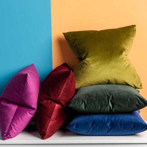JUSPURBET Decorative 20x20 Pillow Covers Set of 2 Velvet Throw Pillow Covers for Couch Sofa