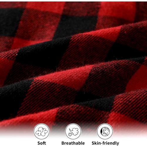 Toddler Kids Girls Clothes Christmas Dress Ruffle Red Plaid Black Mesh Skirt Outfits Overall Fall Winter 4-5Y