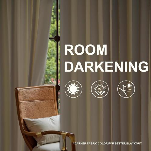 ‼️may have stains ‼️120 Inch Long Ivory Velvet Curtains Luxury Minimalist Pinch Pleated Light Blocking Thermal Drapes for Bedroom/Guest Room,Floor to Ceiling Curtain Panels with Rod Pocket and Hooks,2 Panels,10 FT