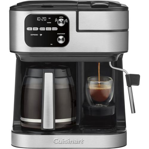 Cuisinart Coffee Center Barista Bar 4-in-1 Coffee Maker, Single-Serve Pods Compatible, Coffeemaker, Three Brewing Sizes, SS-4N1NAS, Black