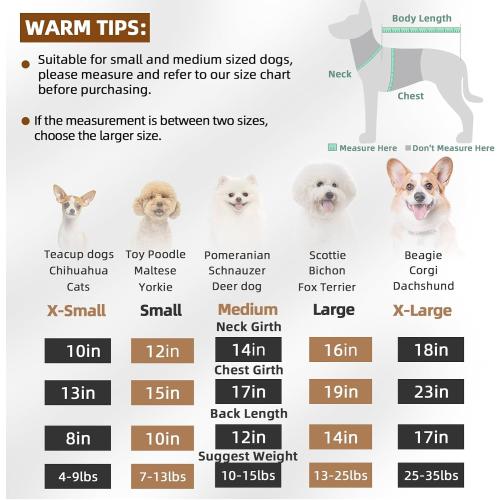 Mihachi Dog Fleece Vest Sweater Zip Up Warm Pullover Step-in Dog Jacket with Dual D-Ring Leash, Winter Cold Weather Reflective Coat Clothes Hoodie for Small Medium Dogs Puppy Cat Boy Girl,Plaid S