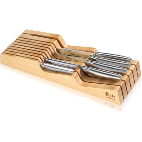 Cangshan Sanford Series 1027167 German Steel 7-Piece Knife In Drawer Set