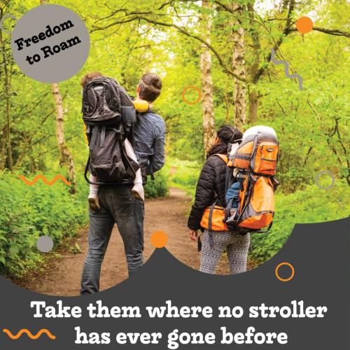 BLACK Hiking Baby Carrier Backpack - Comfortable Toddler/Baby Backpack Carrier System with Diaper Change Pad, Insulated Pocket   Rain and Sun Hood to Protect Your Child