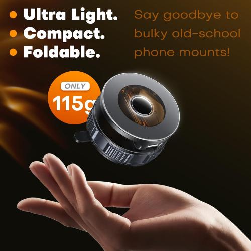Magnetic Phone Holder for Car [98  LB Strongest Suction & 2800gf Strongest Magnetic] 360° Adjustable Car Phone Holder for Magsafe Phone Holders for Your Car for iPhone 17 Pro Max 16 15 14 13 12 Plus