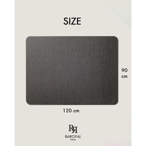 Baroyal Office Chair Mat for Hardwood Floor Under Desk Computer Rolling Chair Mat for Wood/Tile Floor Non-Slip Heavy Duty Desk Rug PVC Plastic Hard Floor Protector 36 x 48 (Espresso)