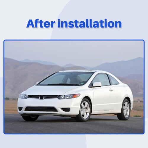 CarPartsDepot Front Lower Engine Splash Shield Center Cover Compatible with 2006-2011 Honda Civic 4-Door Sedan 2-Door Coupe 74111SNAA00 HO1228112