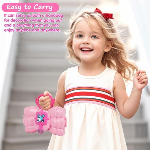 Topsolid Kids Makeup Kit for Girl, Real Washable Makeup for Kid with Mirror, Kids Makeup Sets for Girls 5-8, Princess Toys Cosmetic Set, Christmas & Birthday Gifts Toys for 3 4 5 6 7 8 Year Old Girls