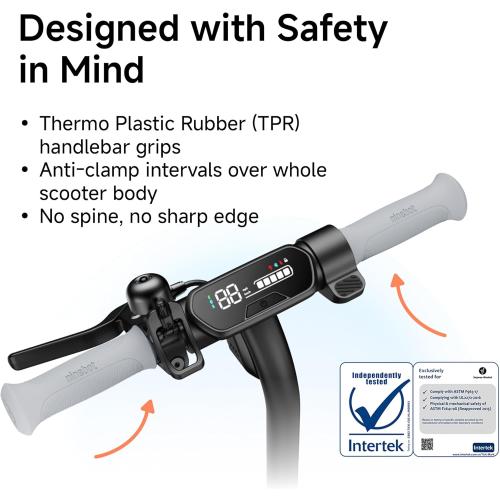 Segway Ninebot eKickScooter - Electric Scooter for Kids 6-14, w/t Adjustable Handlebar Height (Only C2 Pro) for Riders up to 132 lbs, Includes New Cruise Mode, UL-2272 Certified