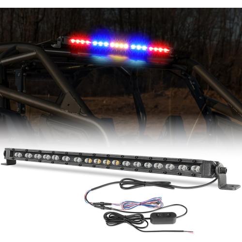 OFFROADTOWN 20 Inch LED Chase Light Bar UTV Rear Chasing Lights Safety Flashing Light w/Reverse Brake Turn Signal Light Offroad Emergency Strobe Bar for Polaris RZR Can-Am X3 Yamaha Honda SXS