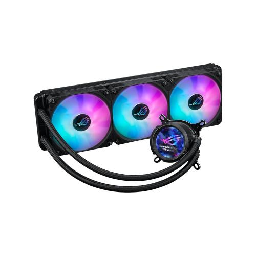 ASUS ROG Strix LC III 360 ARGB LCD All-in-one CPU Liquid Cooler - Intel® LGA 1700, 1200, 115X - AMD Socket AM4, AM5 – with 2.1 IPS LCD, Asetek’s New Gen7 v2 Pump, and Premium ROG ARGB Fans