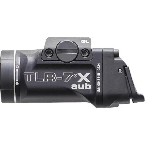 Streamlight 69400 TLR-7 X sub 500-Lumen Tactical Weapon Light Designed Exclusively and Solely for Railed Glock 43X Mos/48 Mos/43X Rail/48 Rail subcompact Handguns with Mounting Kit and Keys, Black