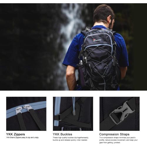 MOUNTAINTOP 25L/40L Hiking Backpack,Lightweight Travel Backpack for Men Women Outdoor Backpacking, Camping