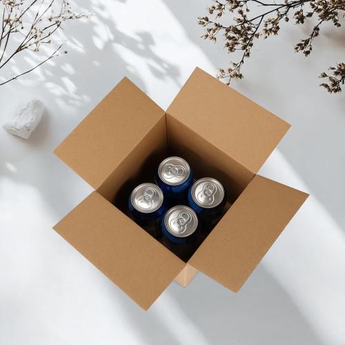 EdenseeLake 7x7x7 inches Shipping Boxes Small Cardboard Boxes for Packing, Moving, Mailing, 25 Pack