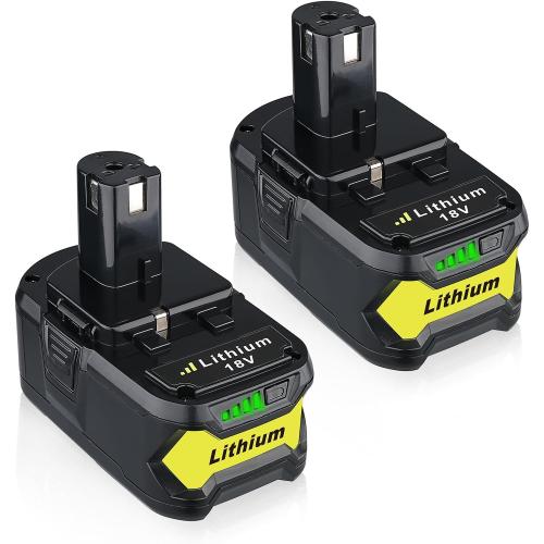 VINIDA 2Pack 18V 7.0Ah Replacement for Ryobi 18V Battery Lithium P104 P105 P102 P103 P107 P109 P108 Compatible with Ryobi Battery Power Tools and Charger