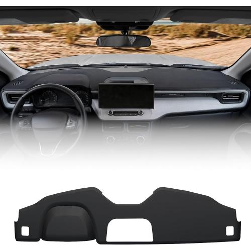 Mabett Silicone Dashboard Cover for 2025 Ford Maverick Accessories Non-Slip Anti-Glare Dash Mat Cover Pad Sun Shade Protector