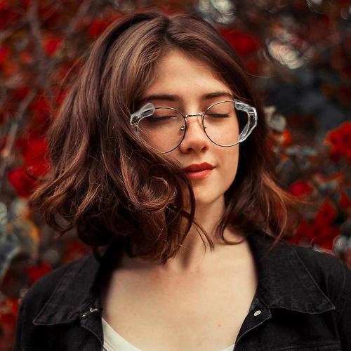 Glasses Side Shields, Slip on Side Shields, L Size Fits Medium to Large, M Size Fits Small to Medium Eyeglasses Frames