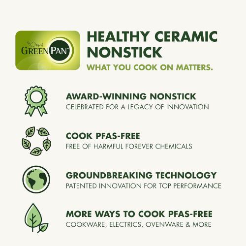 GreenPan Spectra 11 Piece Cookware Set,Hybrid Tri-Ply Stainless Steel, PFAS-Free Ceramic Nonstick Textured Cooking Surface,Induction Pots & Pans with Lids, Dishwasher Safe,Oven & Broiler Temp to 850˚F
