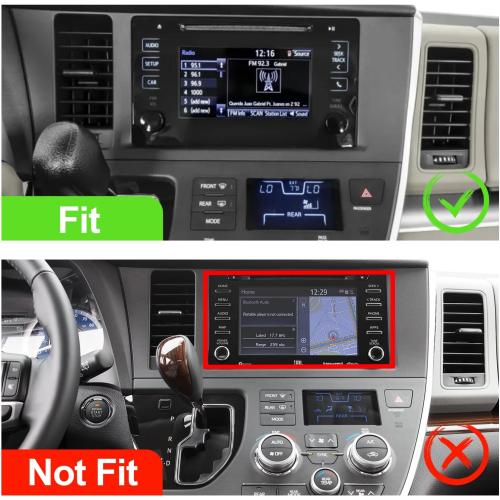 9-Inch IPS Touchscreen Android 12 Car Stereo for Toyota Sienna 2015-2018 with Wireless CarPlay & Android Auto 2 32GB Car Radio, Support GPS, WiFi, Bluetooth, FM Radio, Backup Camera, SWC, Dual USB