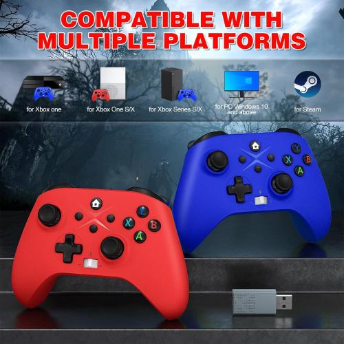 Dinosoo 2 Pack Wireless Controller‼️missing blue controller‼️