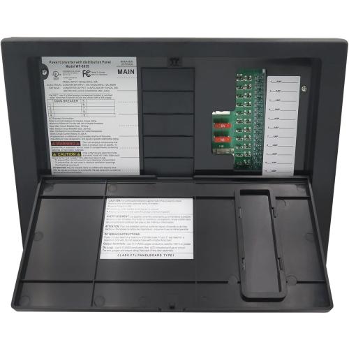 Black WF-8955PEC Power Center rv Converter 55 amp Compatible with WF8900 Series RV Converter Charger for rv,Camper，Travel Trailer